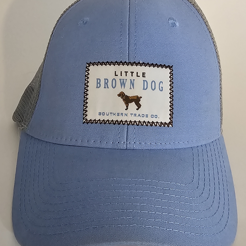 Blue and Gray Hat